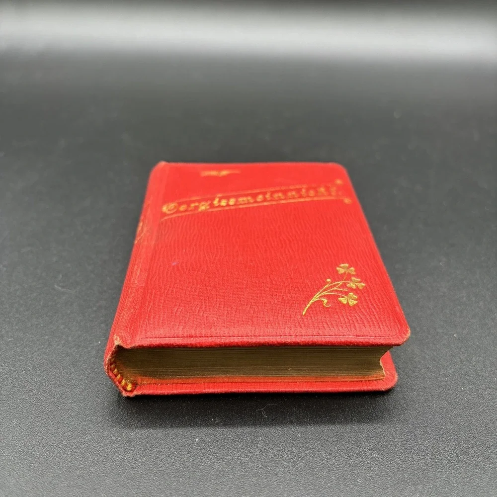 Antique 1908 Illustrated German Christian Forget Me Not Book‎ Vergissmeinnicht